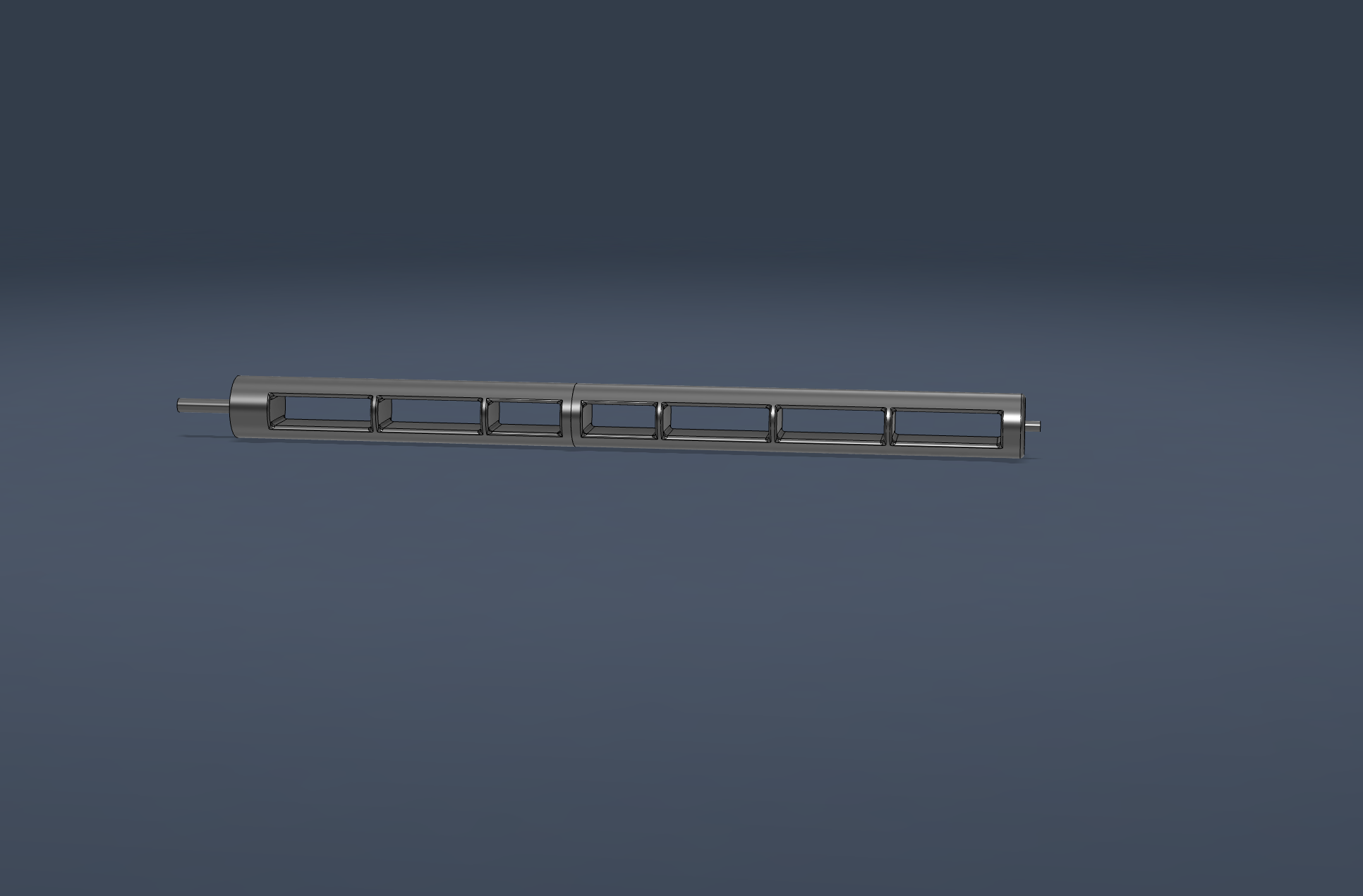 Rotating entrance gate — servo-driven via belt