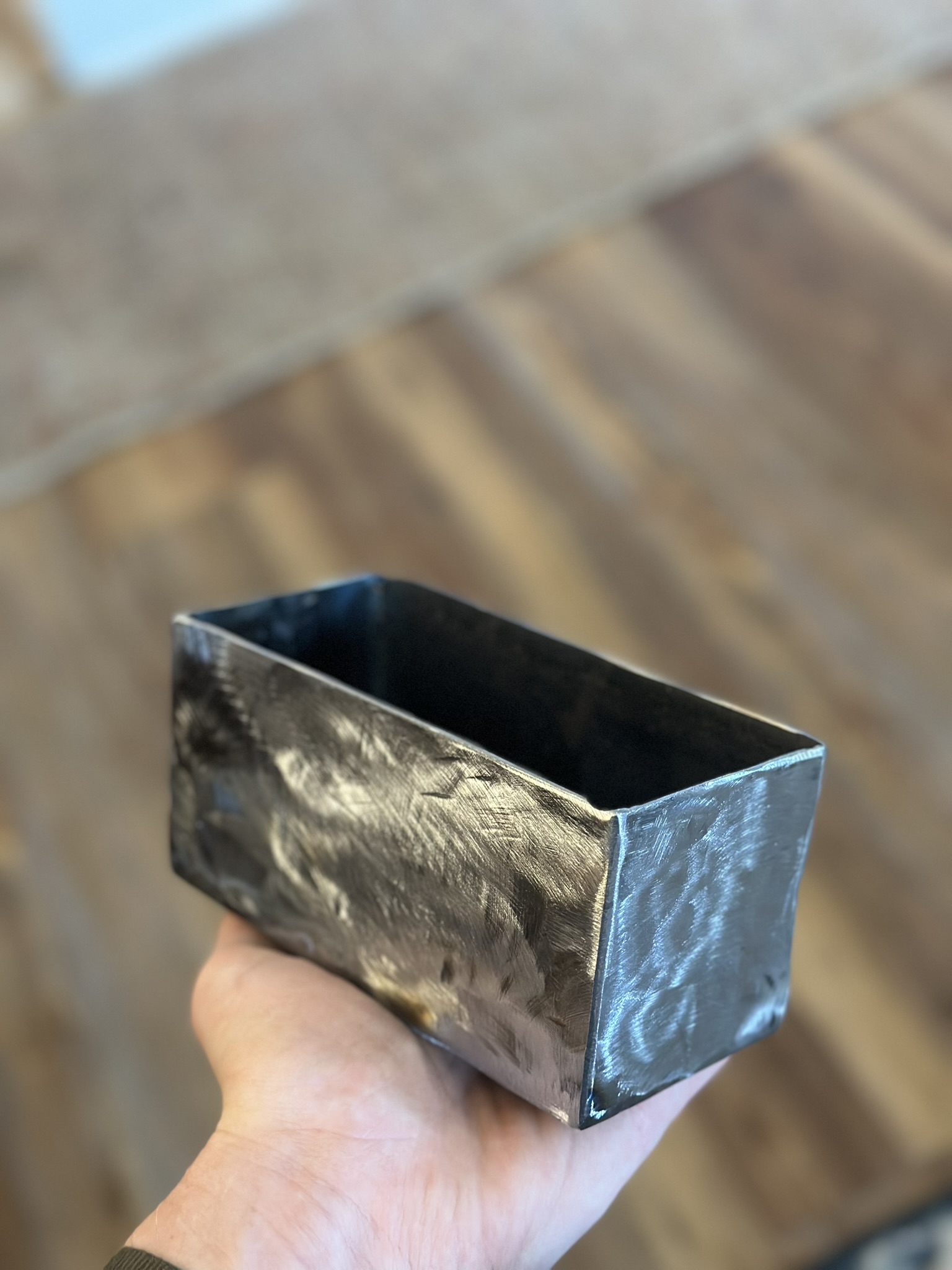 Finished welded steel box