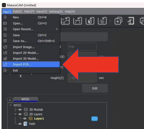 MakerCAM importing Gerber files