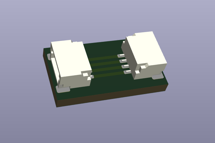 Sensor extension board 3D preview