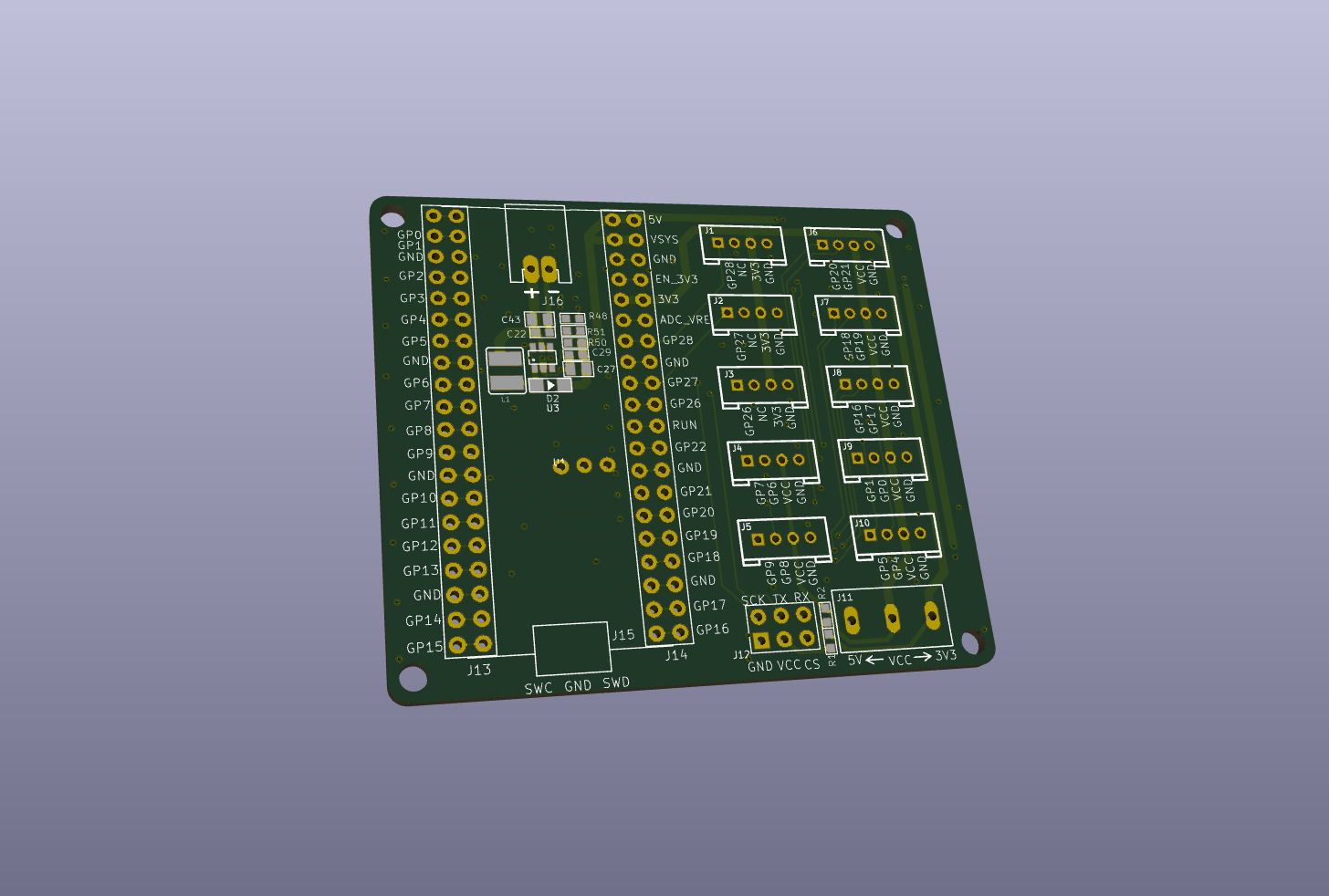 Pico sensor shield 3D board viewer