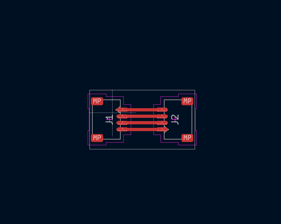 Sensor extension board PCB layout