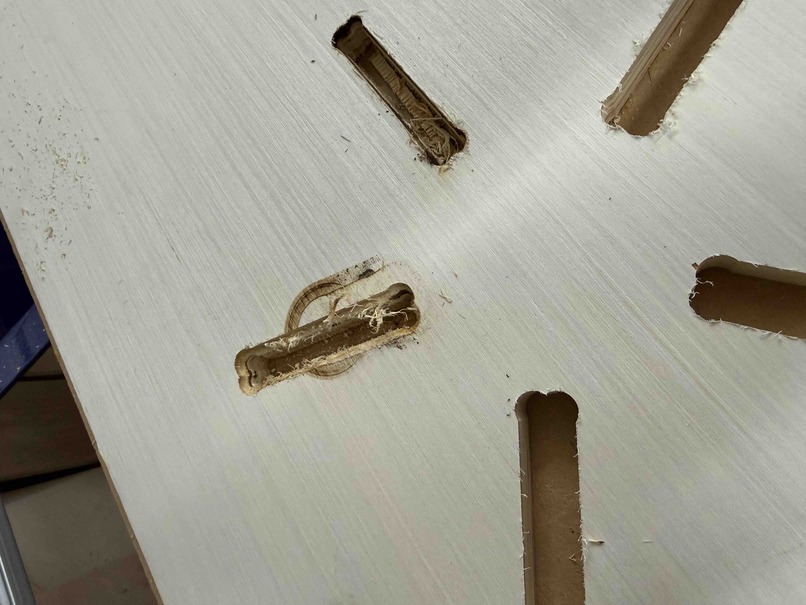 Failed Pocket and Profile Test