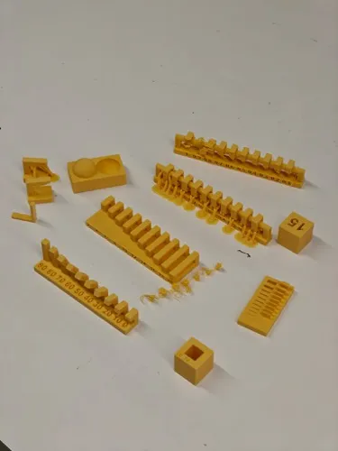 All design rules STLs printed on the Bambu P2S