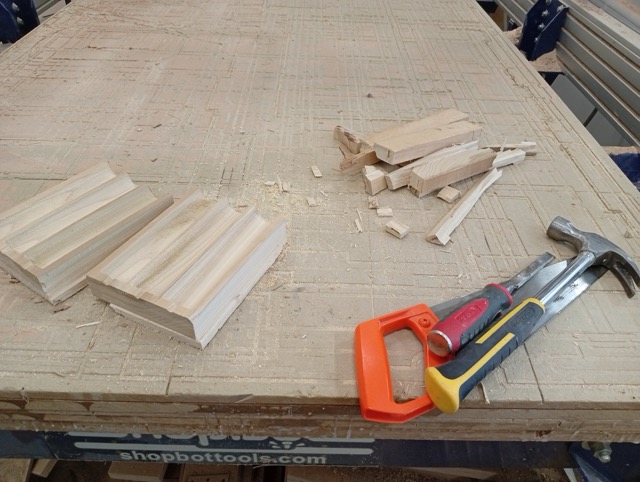 Breaking out the CNC mold