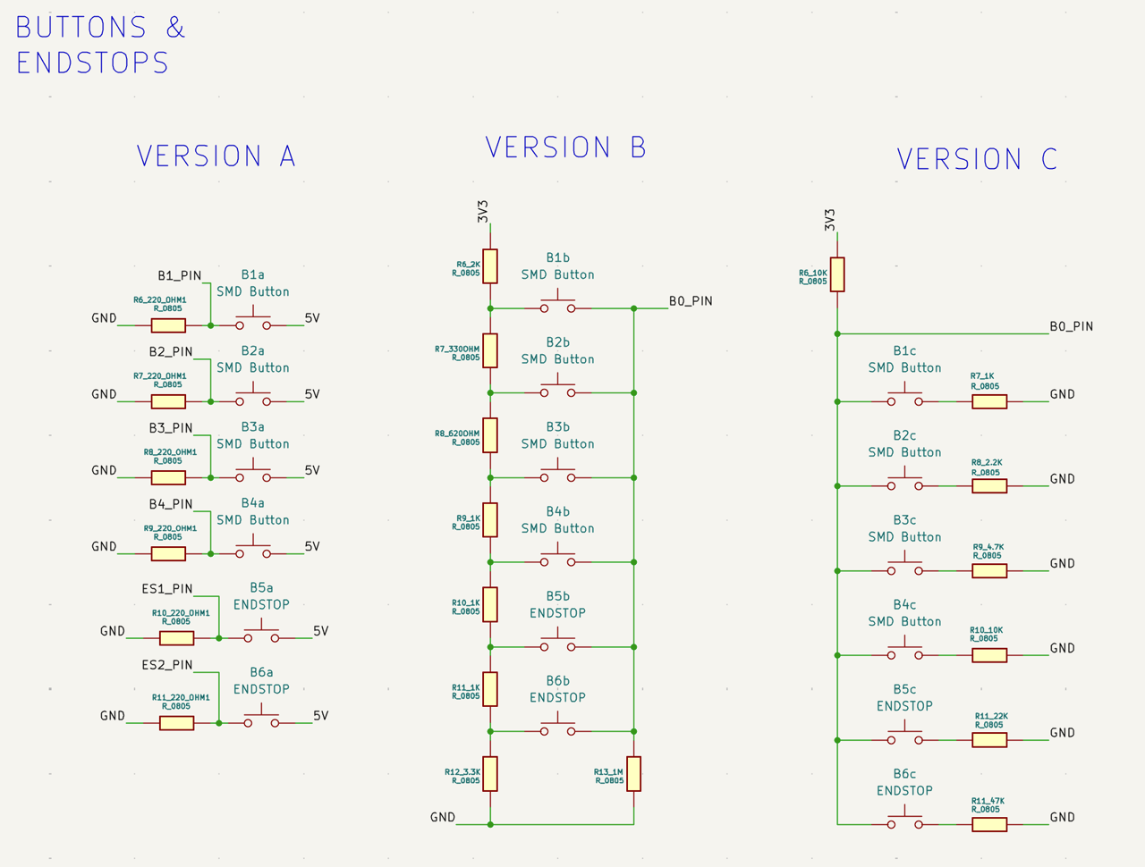 Resistor Ladder Configurations