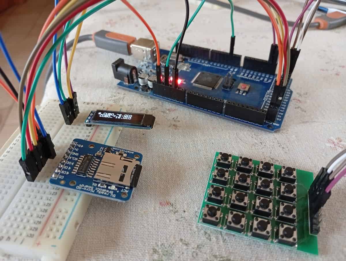 SD Card Interface on an Arduino MEGA