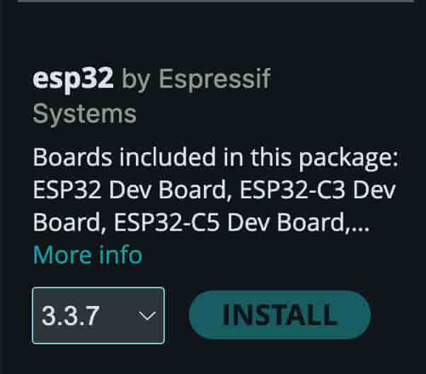 Arduino ESP32 Library