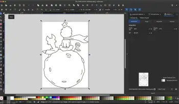 Imported PNG in Inkscape