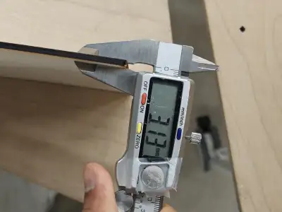 Other side measuring 3.13mm