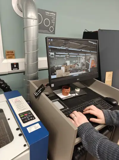 Dedicated PC for the laser cutter