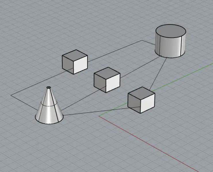 Shaded view of the topology