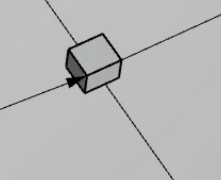 Arrowhead placed on connection line