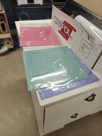 Cutting mat for stability
