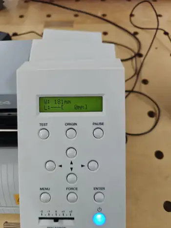 Roll mode shows infinite length