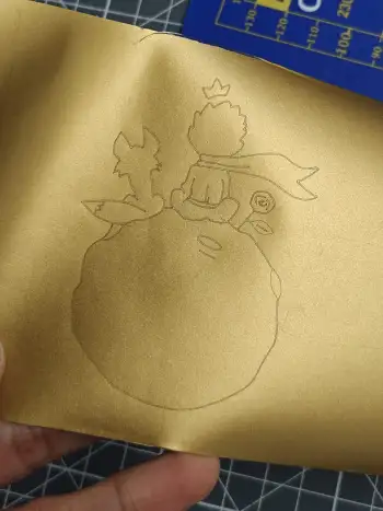 Final Little Prince cut on gold vinyl