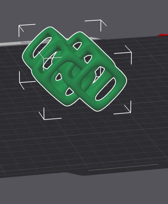 The imported STL model on the base plate and on the left menu select Enable Supports and click Slice All