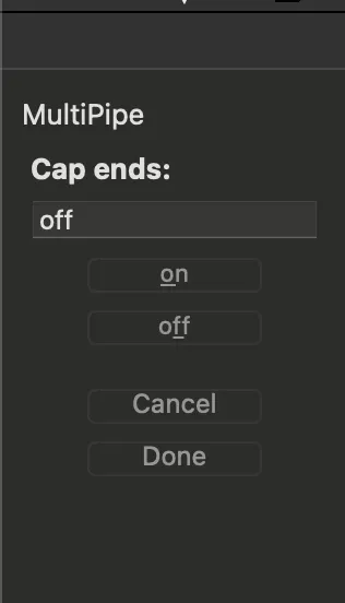 Cap ends is off