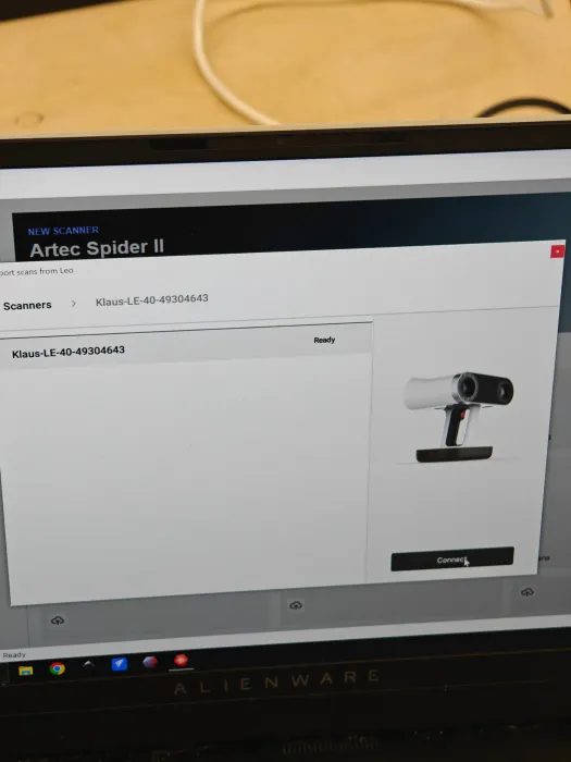Then we select our particular Leo which is connected to the same network