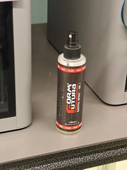 Although it wasn&rsquo;t necessary, Karl said it&rsquo;s a good idea to spray some of this onto the base plate so it&rsquo;s easy to remove later