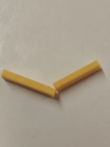 So as expected, it snaps easily at that point when I put force on it