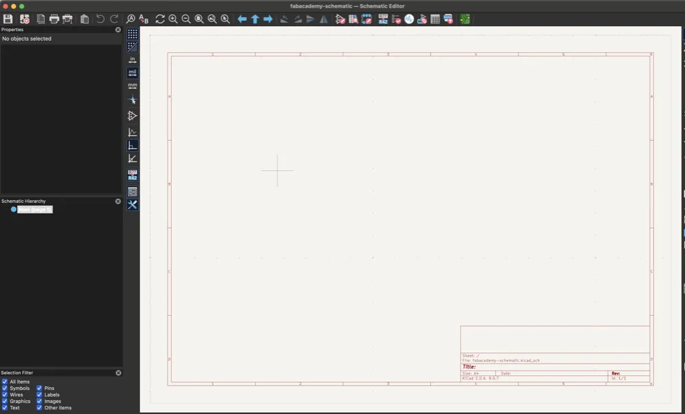 empty schematic editor