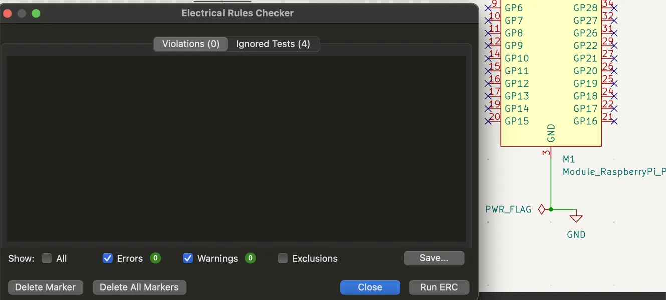 ERC passing with 0 violations