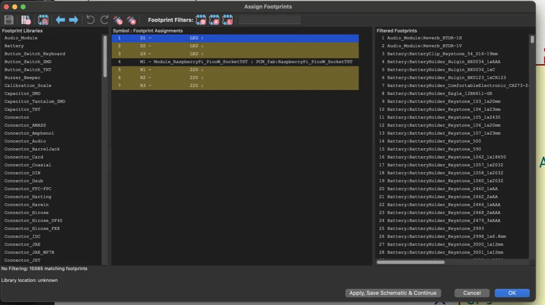 assign footprints three pane window