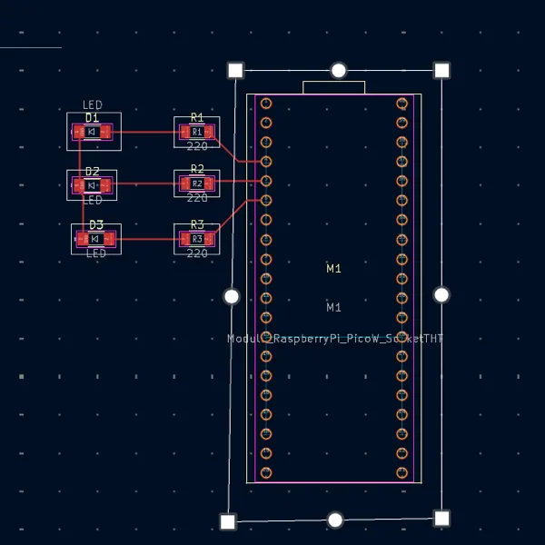 board outline drawn on Edge.Cuts layer