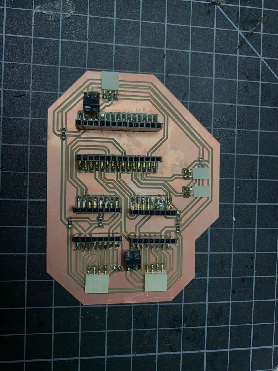 PCB fully soldered