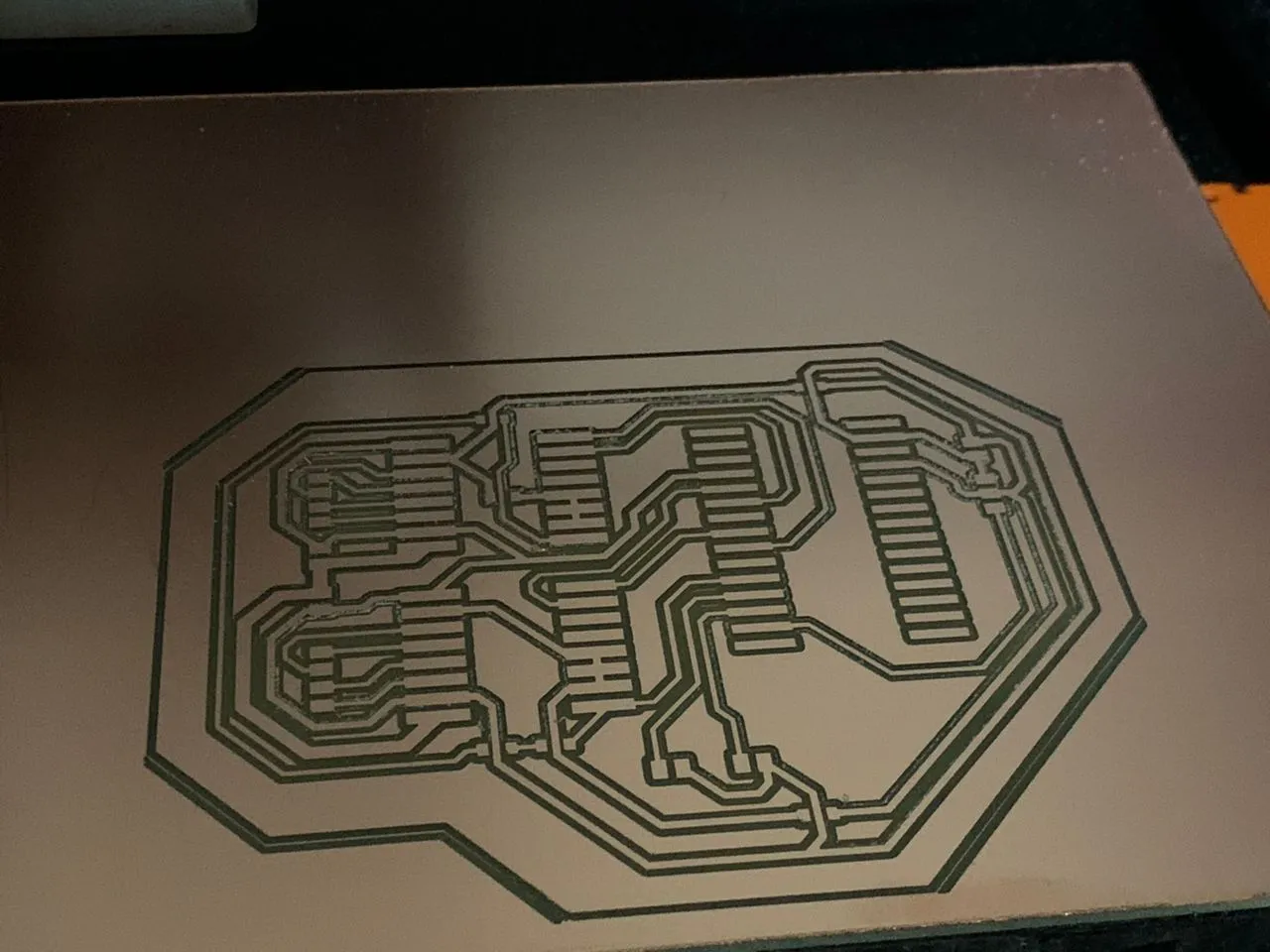 Traces milled — result