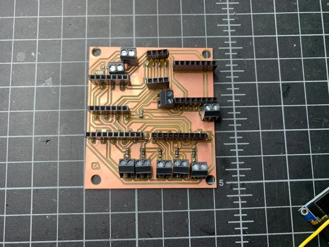 final soldered PCB