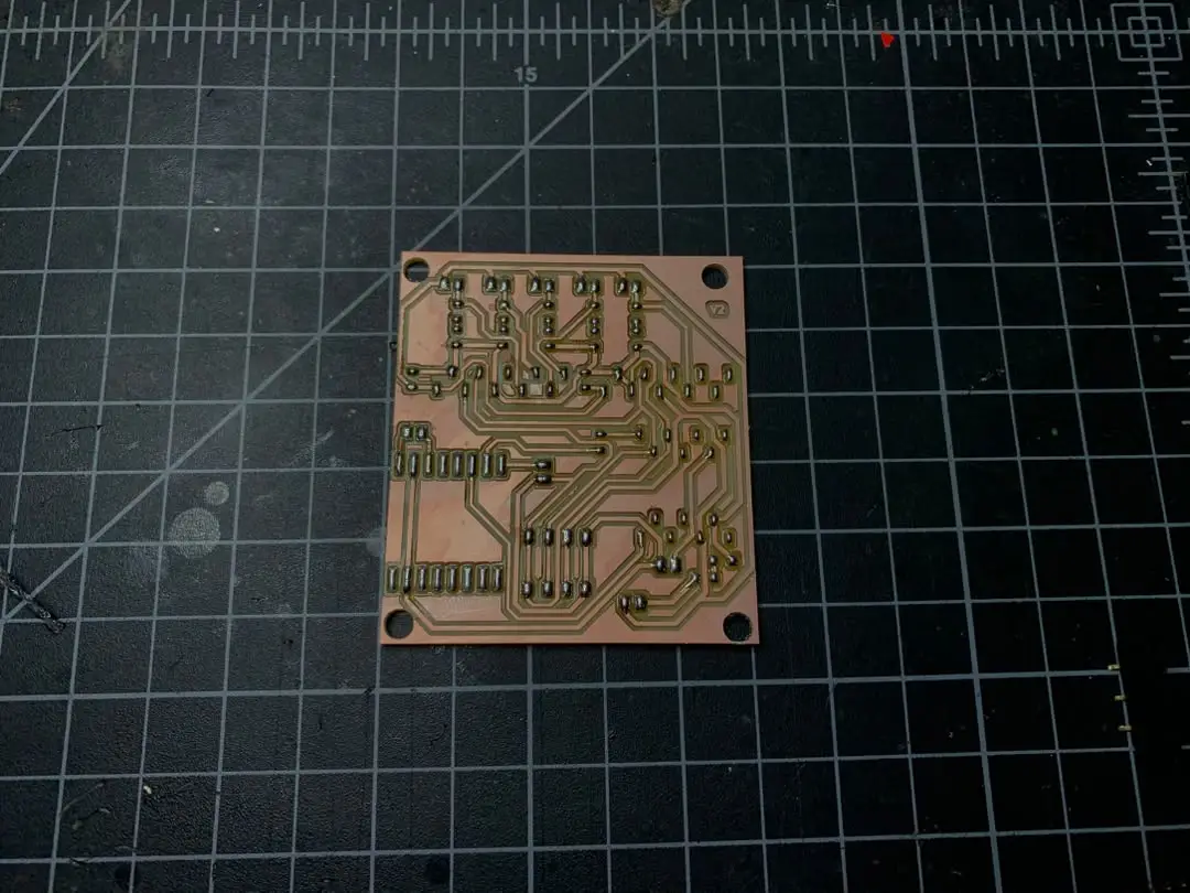 soldering the trace pads