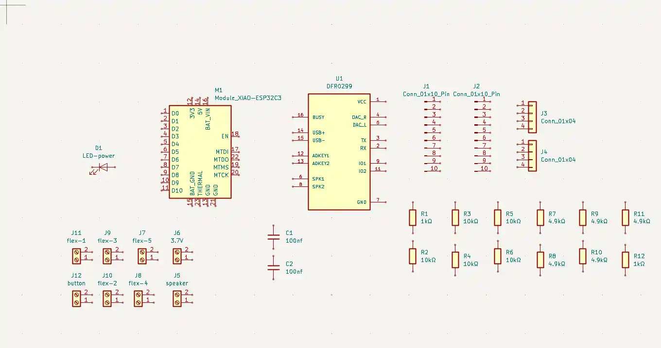 all components placed in schematic not yet wired