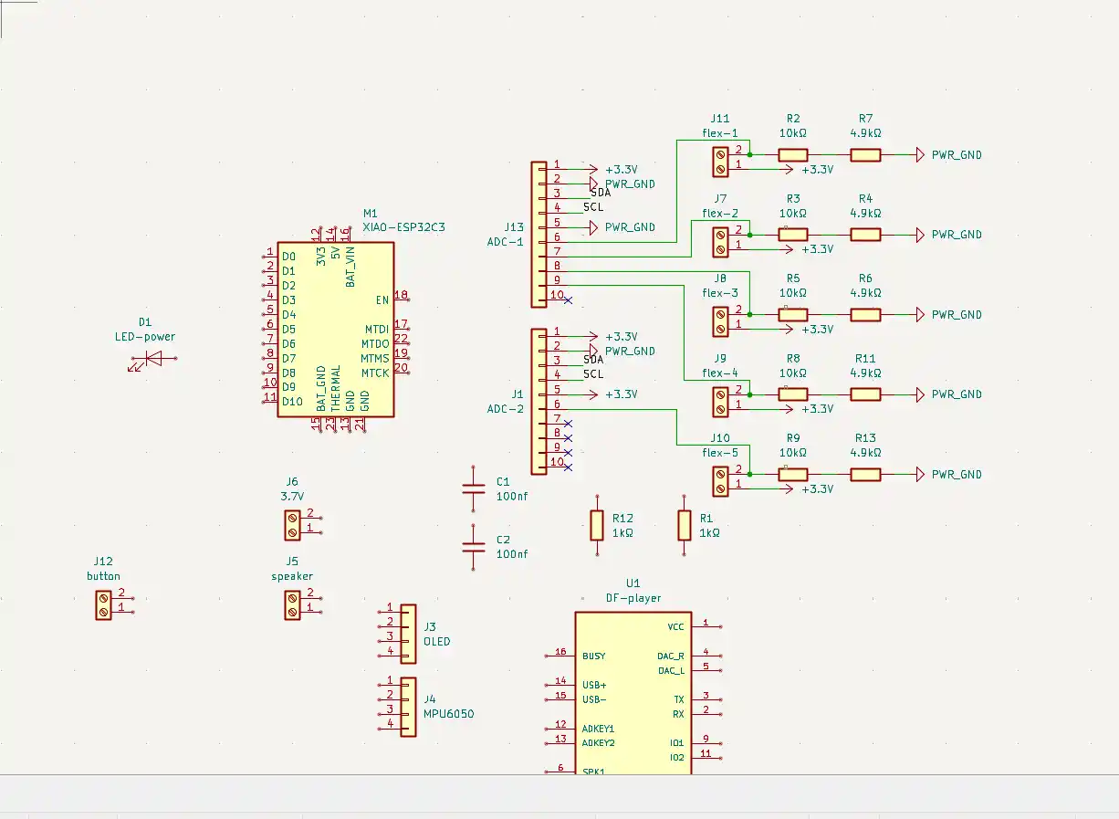 schematic mid-wiring with net labels being placed
