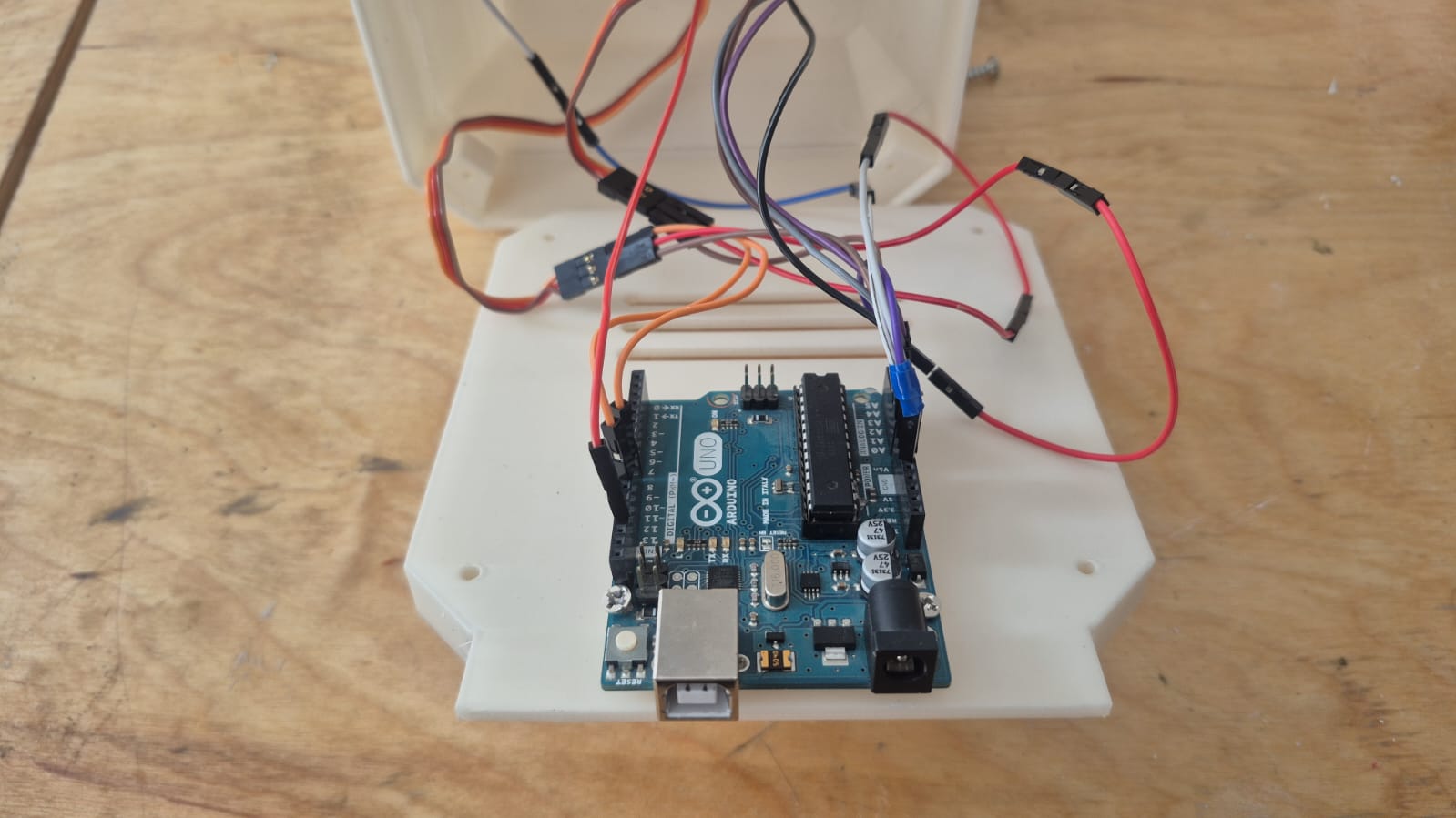 Arduino Uno mounted