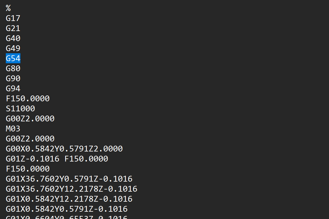 NC code