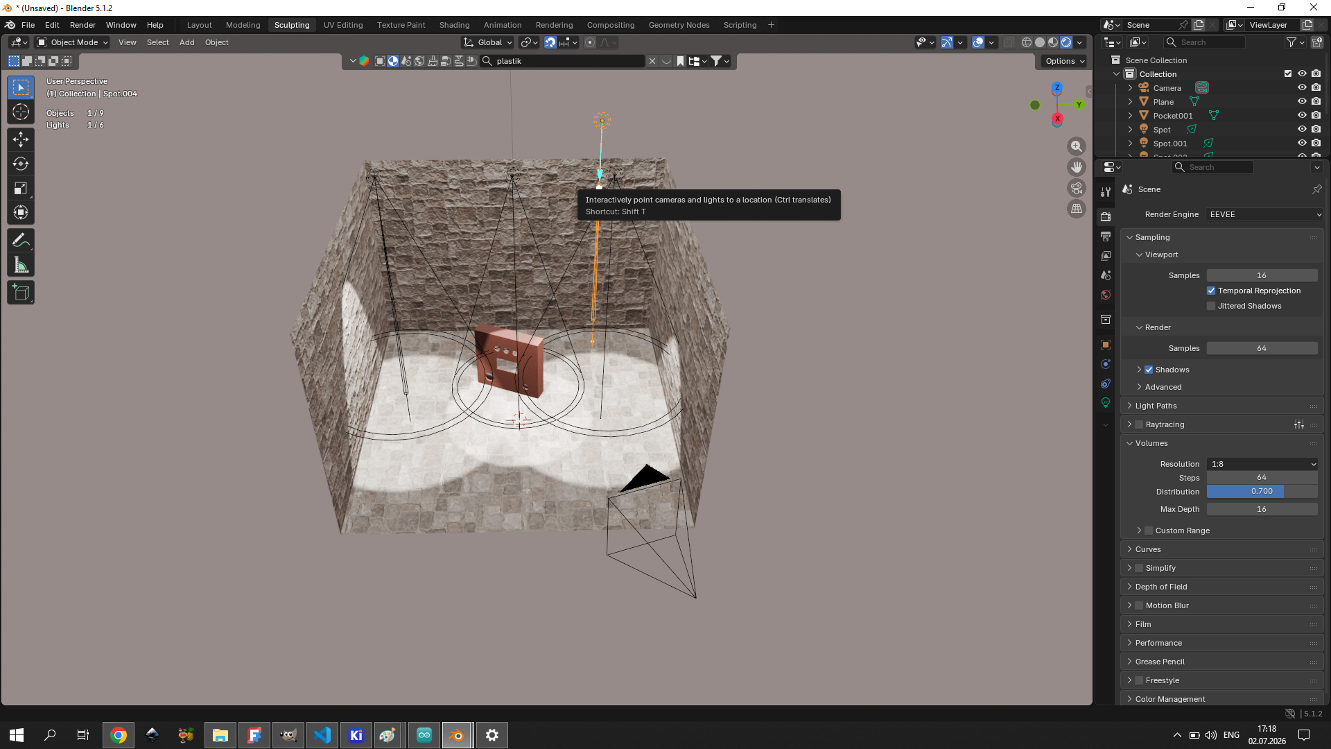 Lighting setup