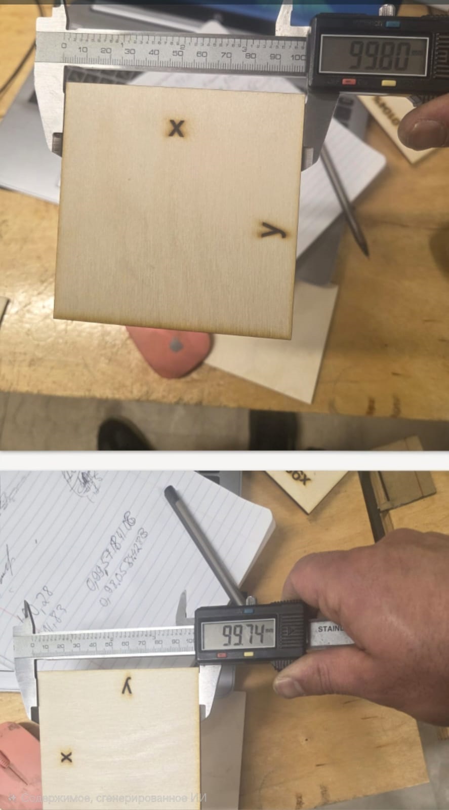 LightBurn scaling adjustment