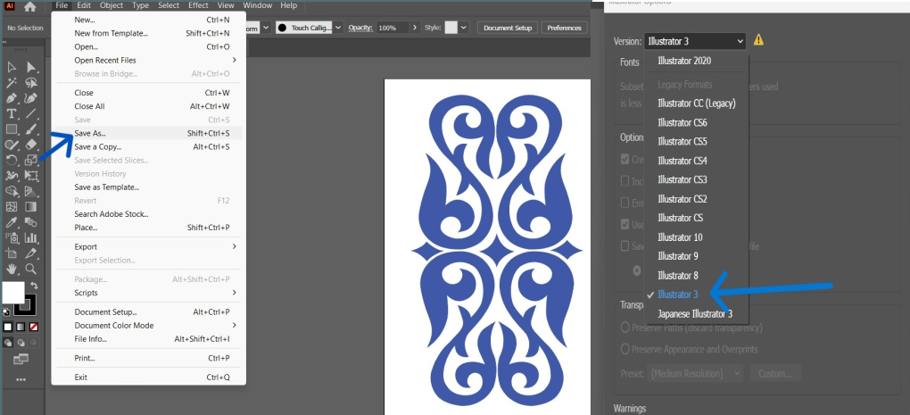 Exporting from Adobe Illustrator for Roland vinyl cutter