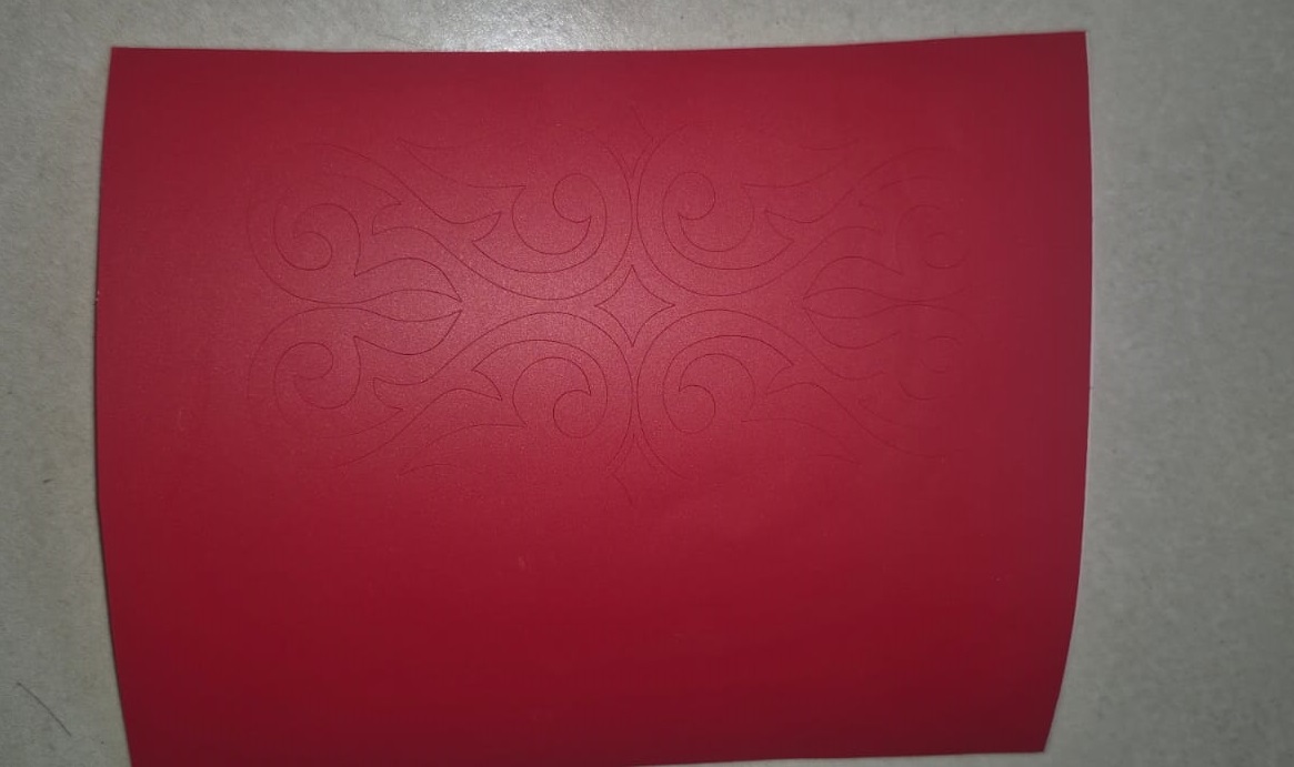Vinyl with transfer tape — ready to apply