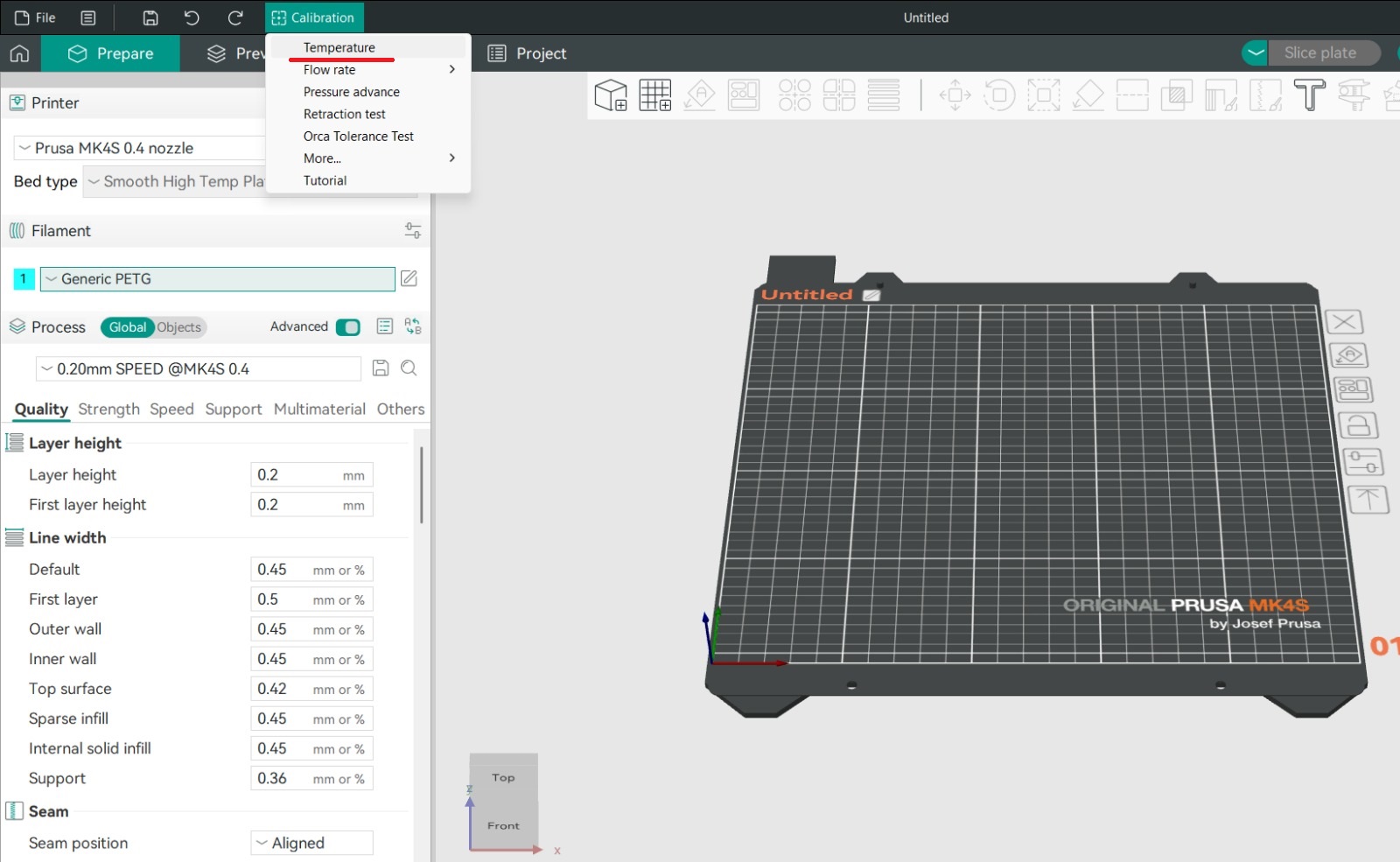Temperature Tower Setup