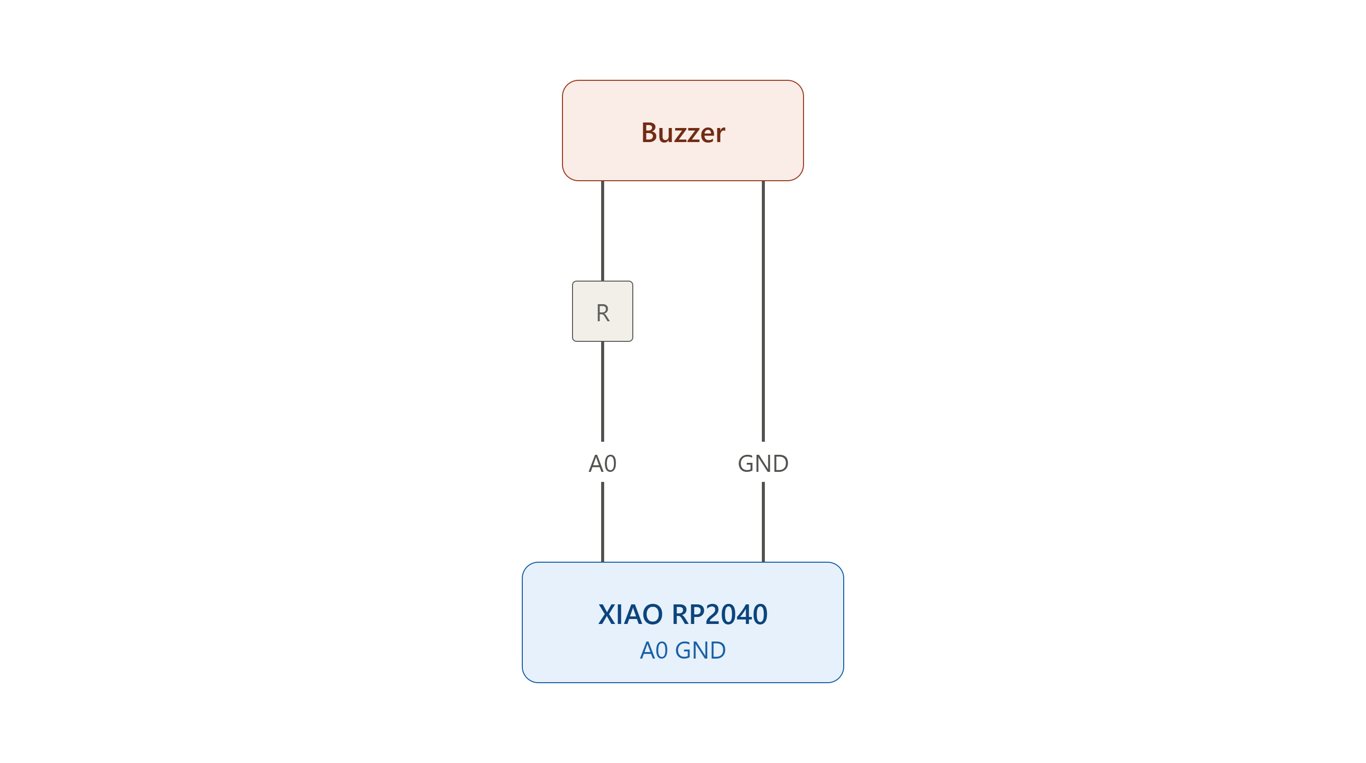 Buzzer wiring diagram
