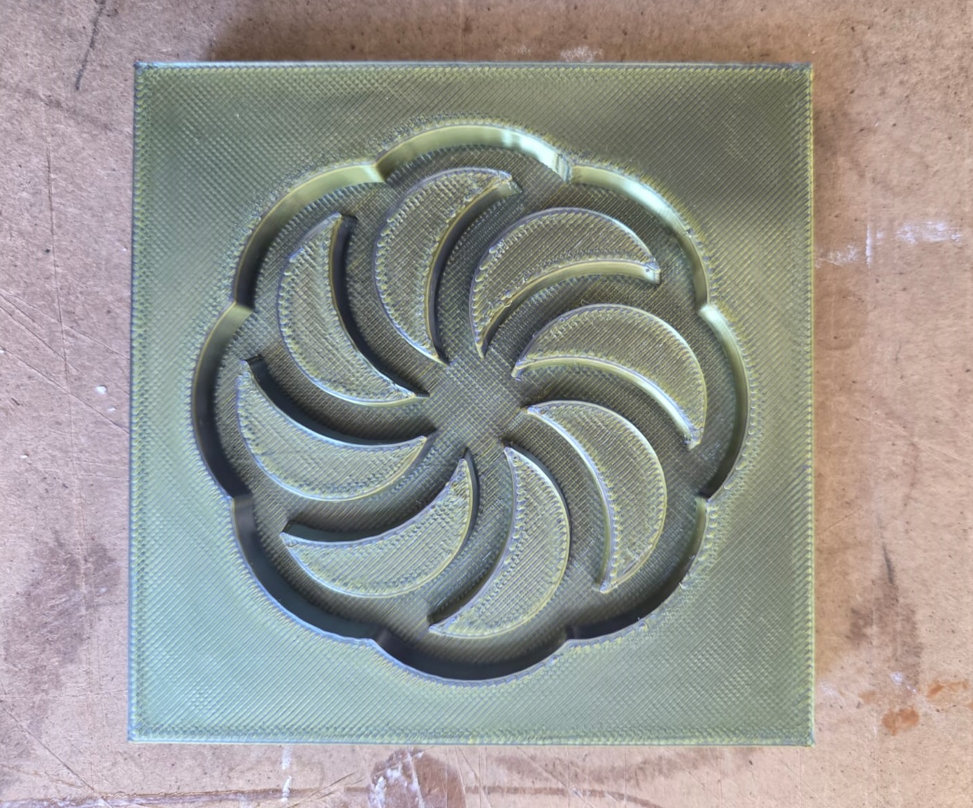3D printed mold detail