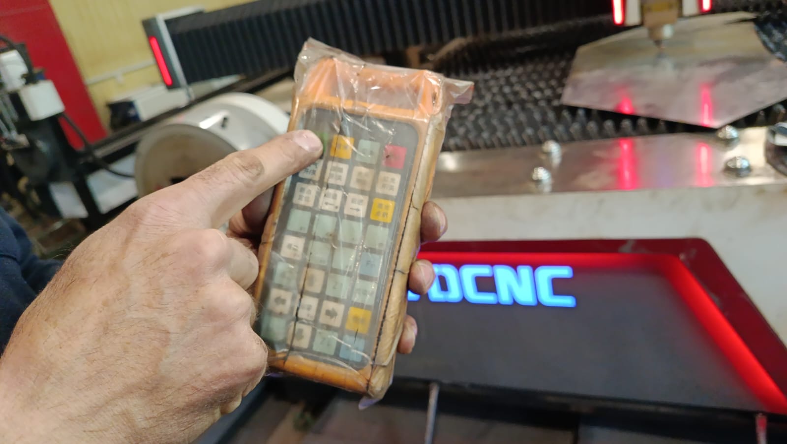 Manual control panel