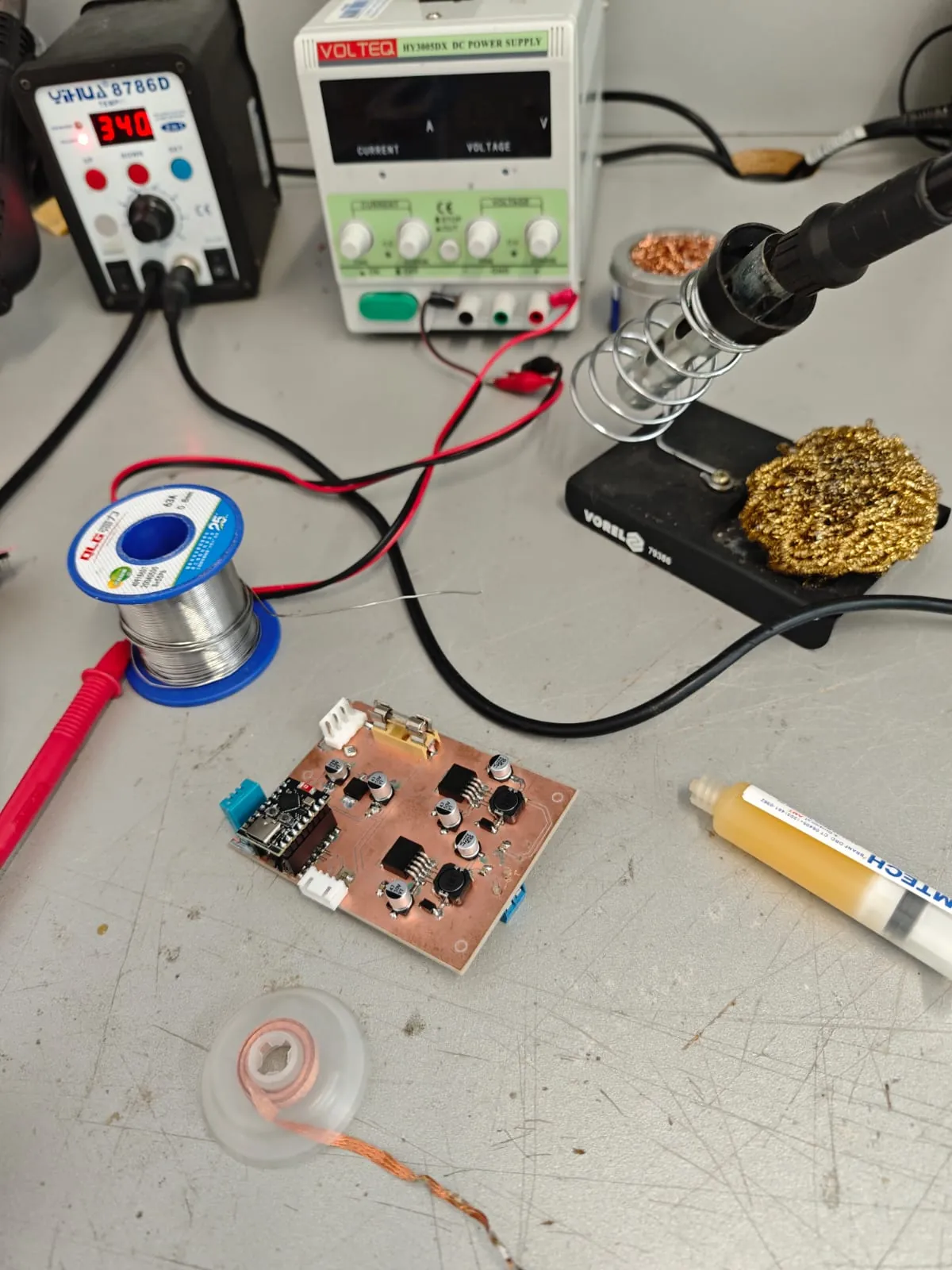 Soldered board