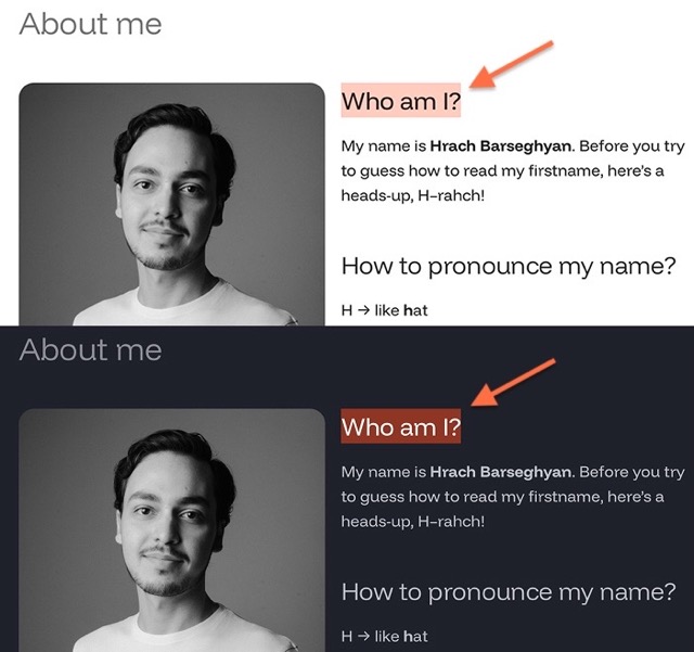 cursor highlight color
