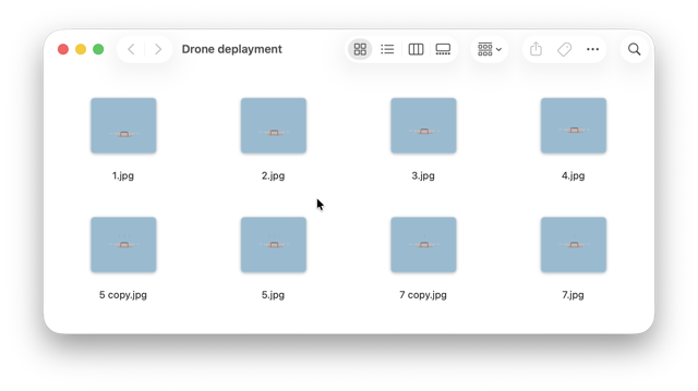 drone animation steps