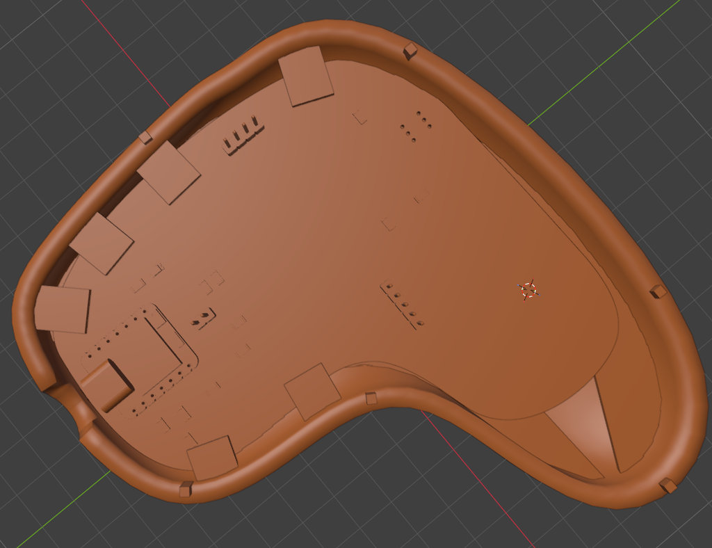 Inner PCB tray showing component mount positions