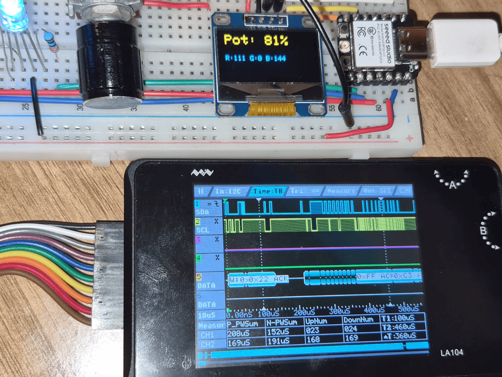 I2C signal analysis
